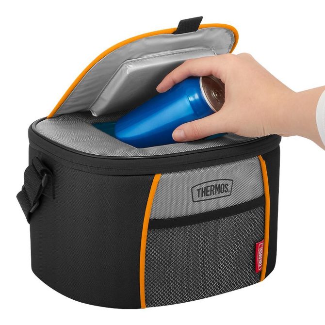 ELEMENT5 - 6 CAN COOLER BLACK/ORANGE - Image 4