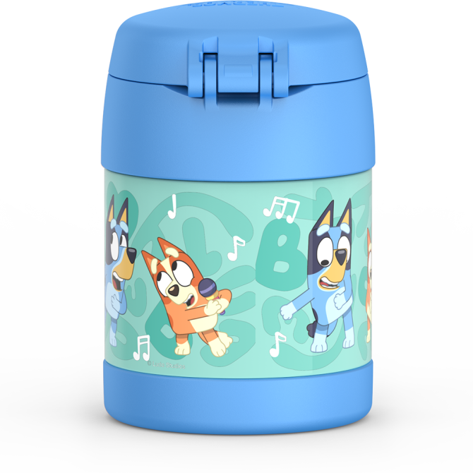 10oz FUNTAINER® FOOD JAR BLUEY - Image 5