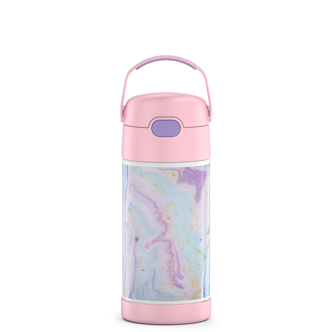12oz FUNTAINER® WATER BOTTLE PATTERNS - STRAWBERRY SMILES - Image 8