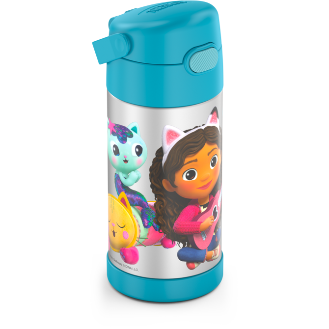 12oz FUNTAINER® WATER BOTTLE GABBYS DOLLHOUSE - Image 5