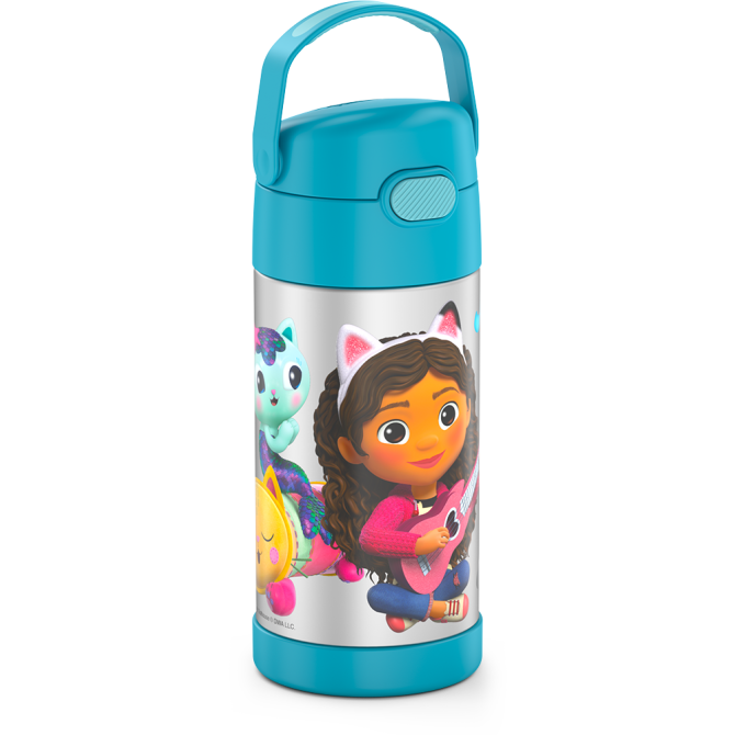 12oz FUNTAINER® WATER BOTTLE GABBYS DOLLHOUSE - Image 4