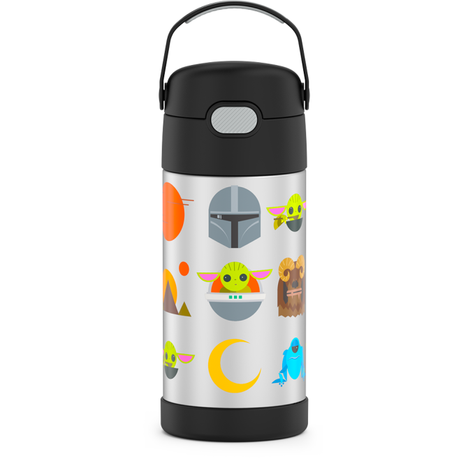 12oz FUNTAINER® WATER BOTTLE THE MANDALORIAN™ - Image 2