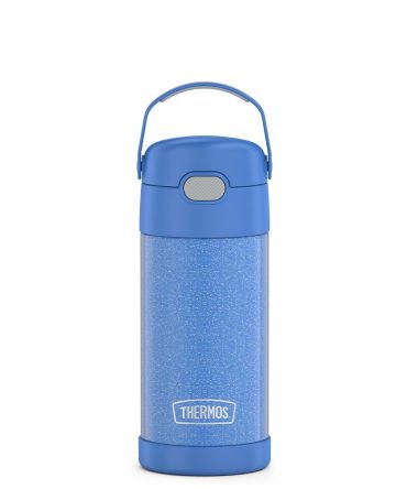 12oz FUNTAINER® WATER BOTTLE GLITTER - PERIWINKLE GLITTER