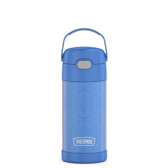 12oz FUNTAINER® WATER BOTTLE GLITTER - PERIWINKLE GLITTER