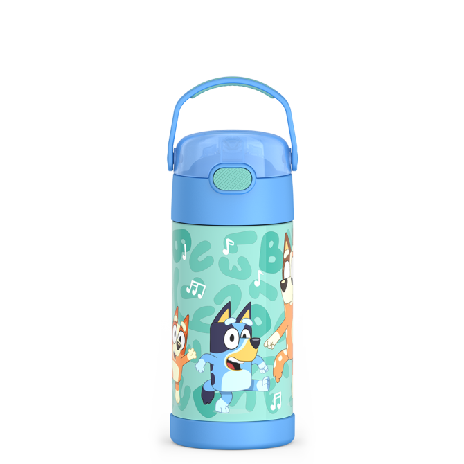 12oz FUNTAINER® WATER BOTTLE BLUEY - Image 3