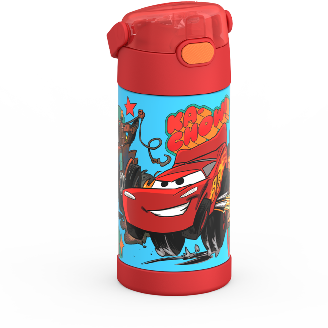12oz FUNTAINER® WATER BOTTLE DISNEY AND PIXAR CARS - Image 6