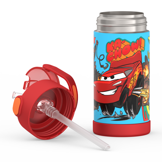 12oz FUNTAINER® WATER BOTTLE DISNEY AND PIXAR CARS - Image 8