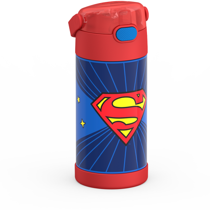 12oz FUNTAINER® WATER BOTTLE SUPERMAN - Image 5