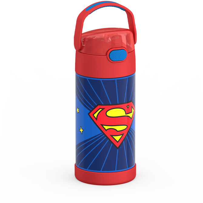 12oz FUNTAINER® WATER BOTTLE SUPERMAN - Image 4