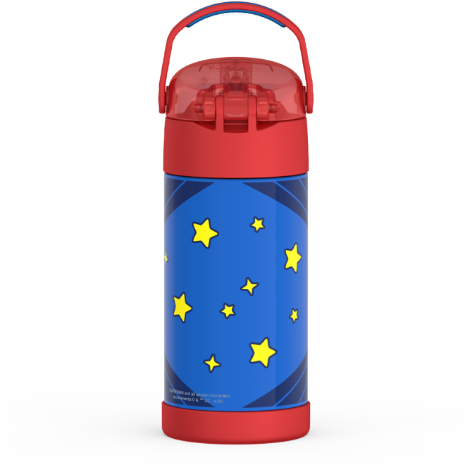 12oz FUNTAINER® WATER BOTTLE SUPERMAN - Image 2