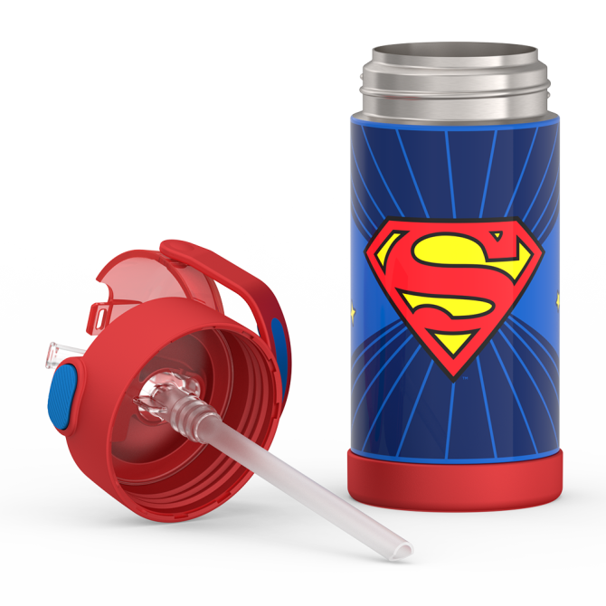 12oz FUNTAINER® WATER BOTTLE SUPERMAN - Image 3