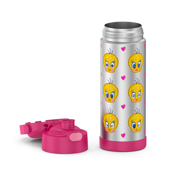 16oz FUNTAINER® WATER BOTTLE TWEETY BIRD™ - Image 6