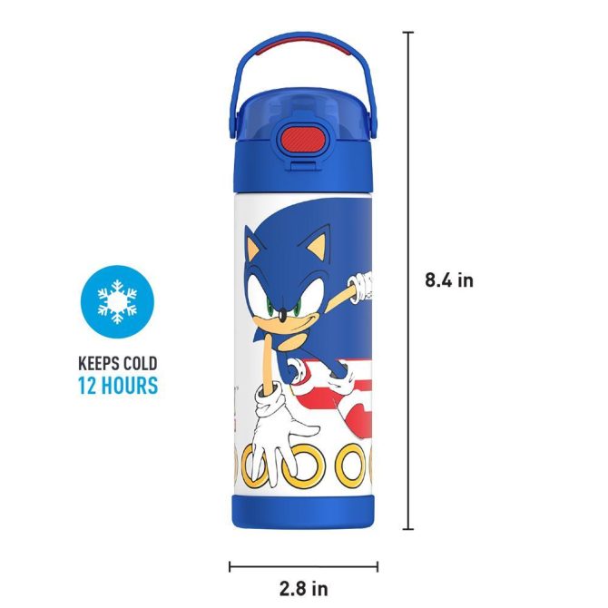 16oz FUNTAINER® WATER BOTTLE SONIC THE HEDGEHOG™ - Image 6