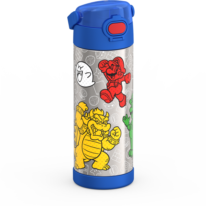 16oz FUNTAINER® WATER BOTTLE MARIO KART™ - Image 5