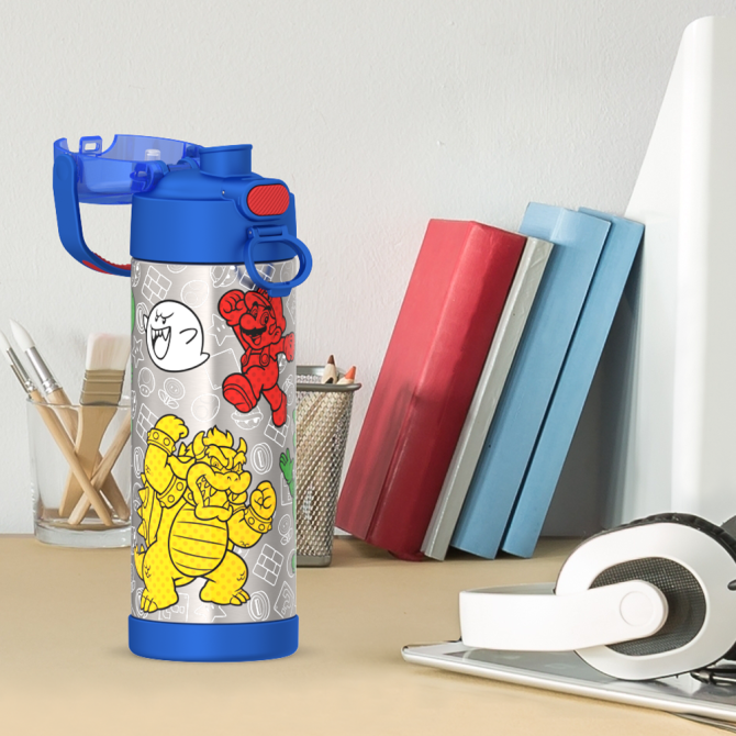 16oz FUNTAINER® WATER BOTTLE MARIO KART™ - Image 8