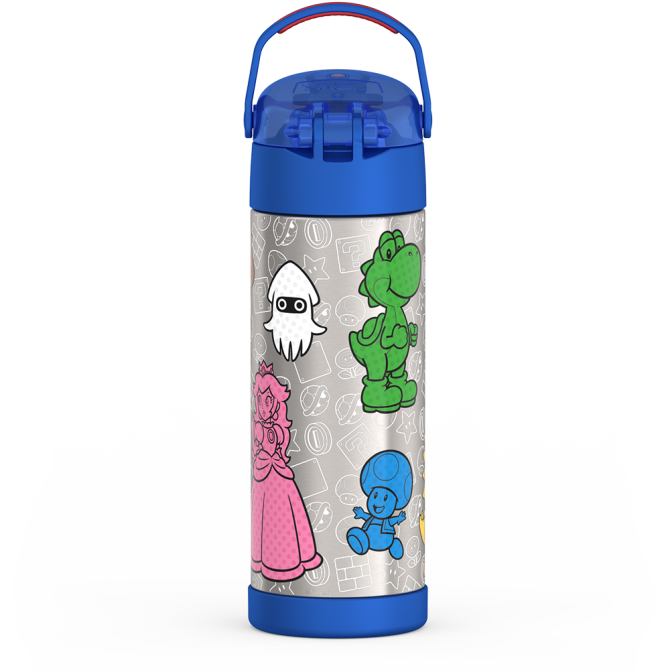 16oz FUNTAINER® WATER BOTTLE MARIO KART™ - Image 3