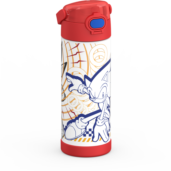16oz FUNTAINER® WATER BOTTLE SONIC THE HEDGEHOG™ - Image 5