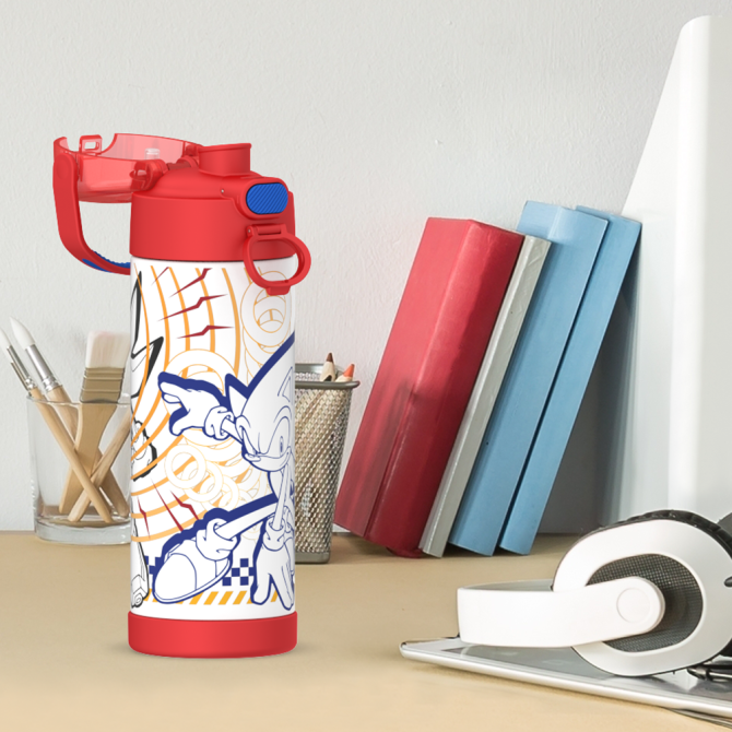 16oz FUNTAINER® WATER BOTTLE SONIC THE HEDGEHOG™ - Image 8