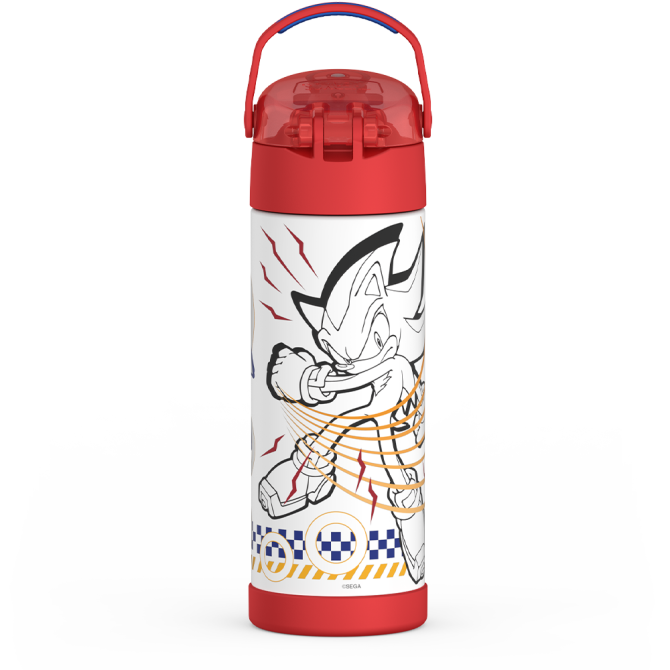 16oz FUNTAINER® WATER BOTTLE SONIC THE HEDGEHOG™ - Image 4
