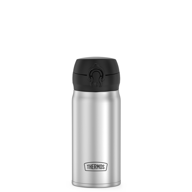 12oz STAINLESS STEEL DIRECT DRINK BOTTLE - BLACK - Image 2
