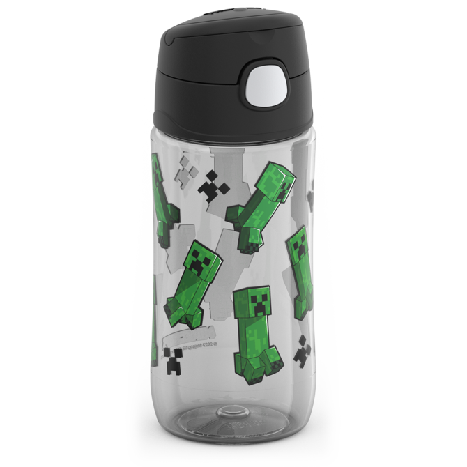 16oz THERMOS® KIDS WATER BOTTLE WITH SPOUT LID MINECRAFT - Image 4