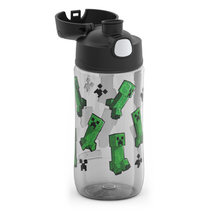 16oz THERMOS® KIDS WATER BOTTLE WITH SPOUT LID MINECRAFT - Image 7