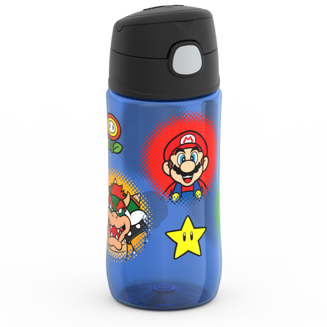 16oz THERMOS® KIDS WATER BOTTLE WITH SPOUT LID MARIO KART™ - Image 4