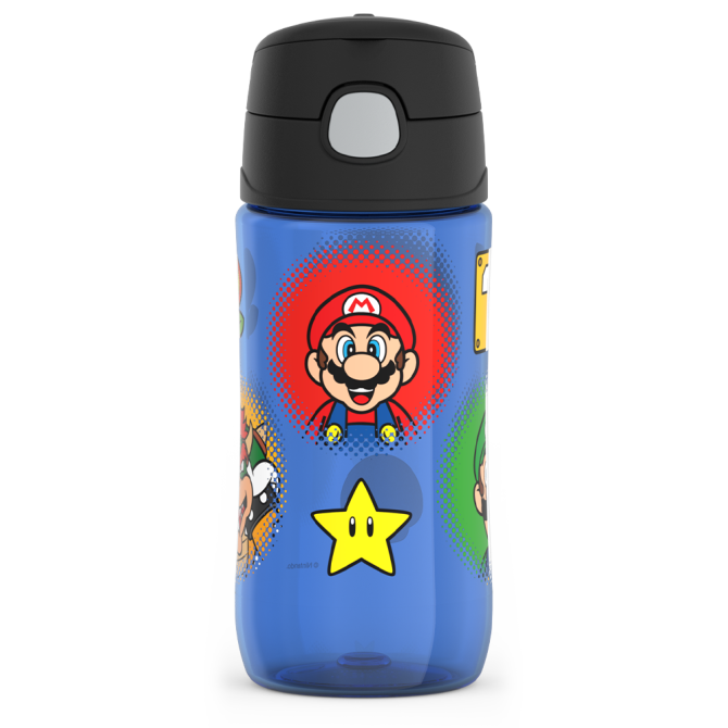 16oz THERMOS® KIDS WATER BOTTLE WITH SPOUT LID MARIO KART™ - Image 7