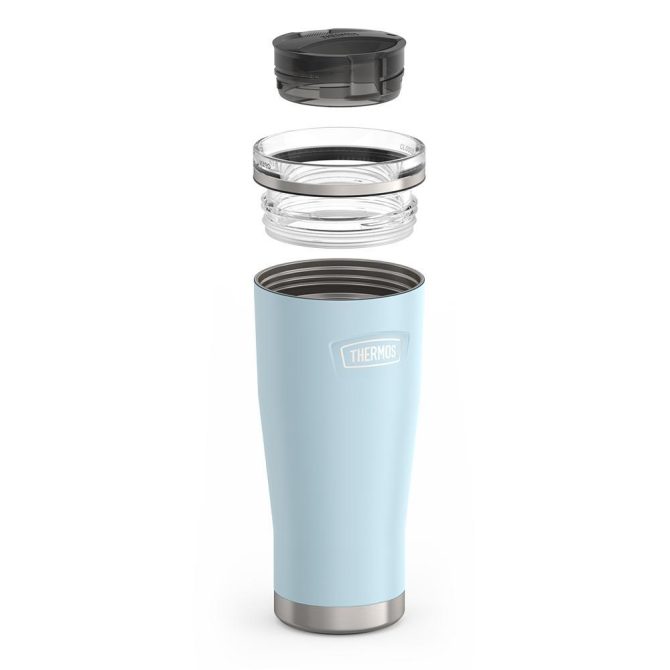 24oz ICON™ TUMBLER WITH TWIST LOCK LID - MATTE STAINLESS STEEL - Image 7