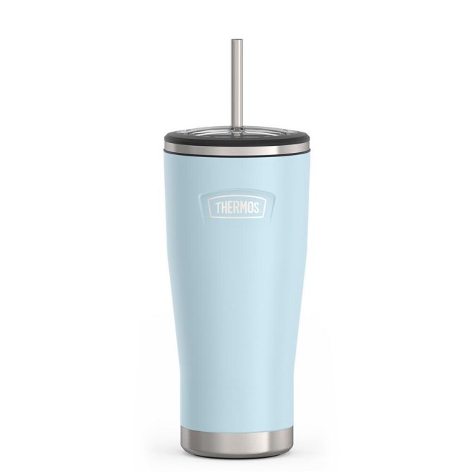 24oz ICON™ COLD TUMBLER WITH STRAW - GLACIER