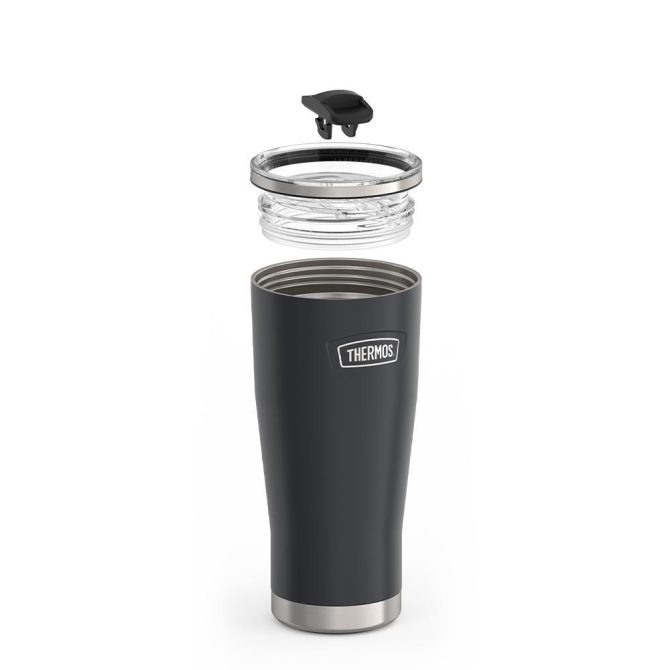 24oz ICON™ TUMBLER WITH SLIDE LOCK LID - MELON - Image 4