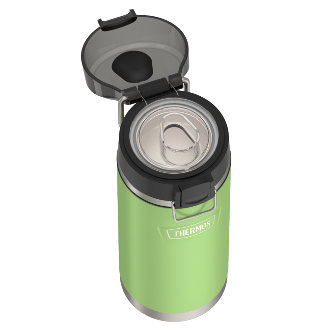 18oz ICON™ KIDS WATER BOTTLE WITH SPOUT LID - LIME - Image 3