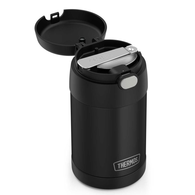 16oz FUNTAINER® FOOD JAR - MATTE BLACK - Image 8
