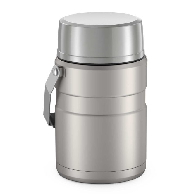 47oz STAINLESS KING™ BIG BOSS™ FOOD JAR - MATTE STAINLESS STEEL - Image 3