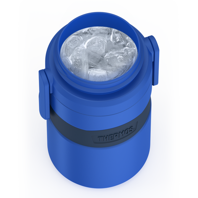 32oz INSULATED WATER BOTTLE - BLUE - Image 8