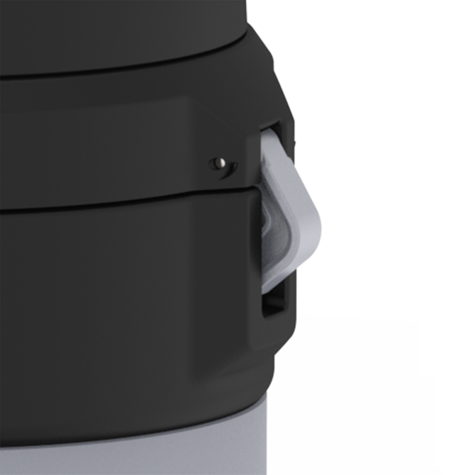 64oz INSULATED WATER BOTTLE - BLACK - Image 3