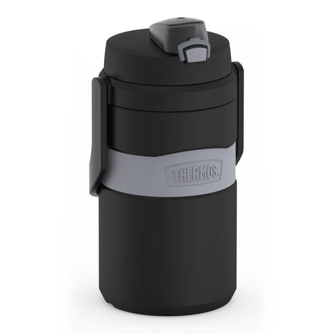 64oz INSULATED WATER BOTTLE - BLACK - Image 5