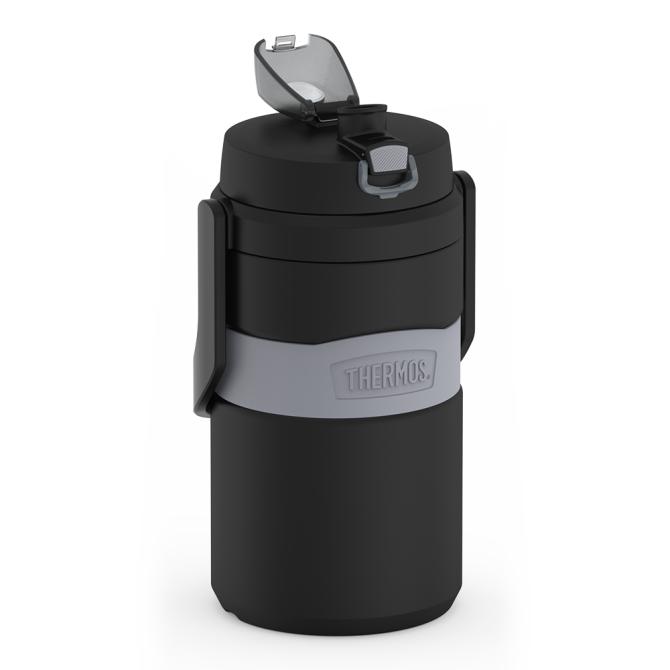 64oz INSULATED WATER BOTTLE - BLACK - Image 8