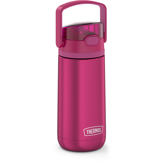 14oz STAINLESS STEEL WATER BOTTLE - GREY - Image 8