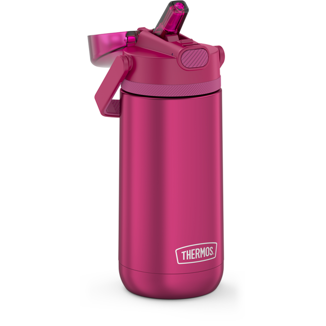 14oz STAINLESS STEEL WATER BOTTLE - GREY - Image 6